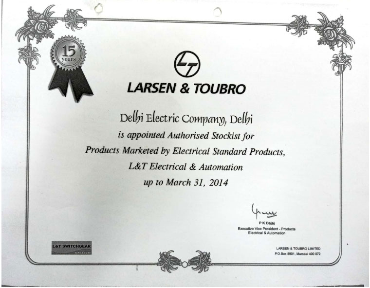 Performance Certificate